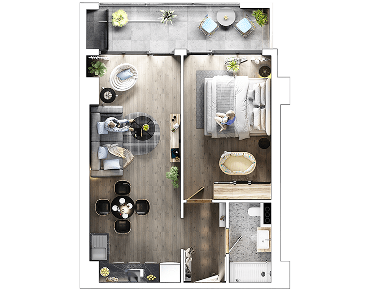 1bedroom