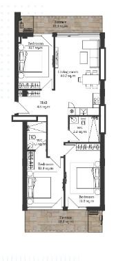 3bedroom 113.9